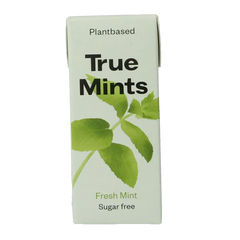 True Mints Fresh mint suikervrij 13 Gram