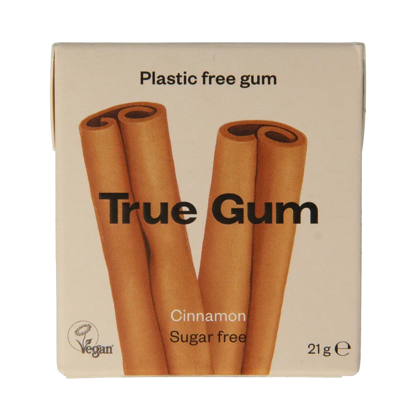 True Gum Cinnamon suikervrij 21 Gram