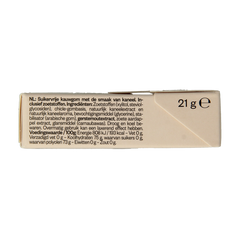 True Gum Cinnamon suikervrij 21.00 Gram