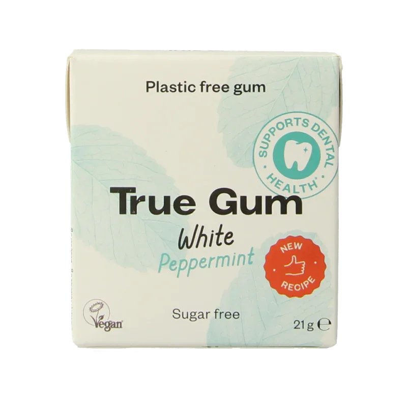 True Gum White peppermint suikervrij 21 Gram