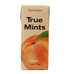 True Mints Peach suikervrij 13 Gram