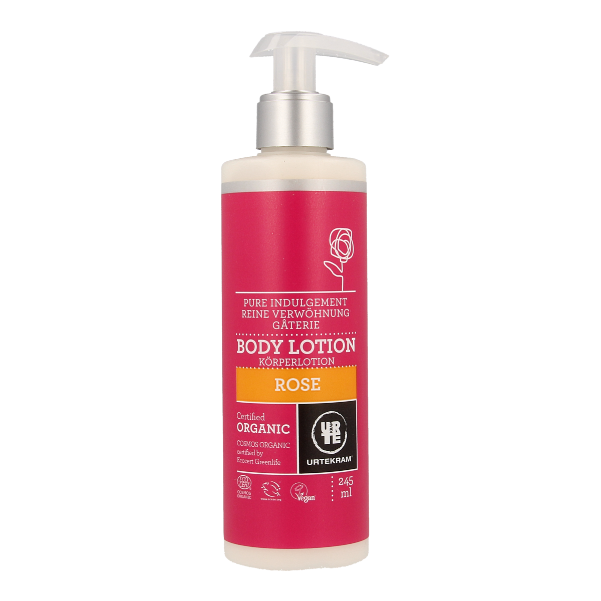 Urtekram Rozen bodylotion 245.00 Milliliter
