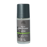 Urtekram Deodorant crystal roll on limoen 50 Milliliter