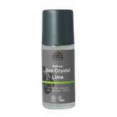 Urtekram Deodorant crystal roll on limoen 50 Milliliter