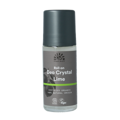 Urtekram Deodorant crystal roll on limoen 50 Milliliter