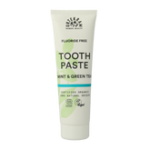 Urtekram Tandpasta munt/groene thee 75 Milliliter