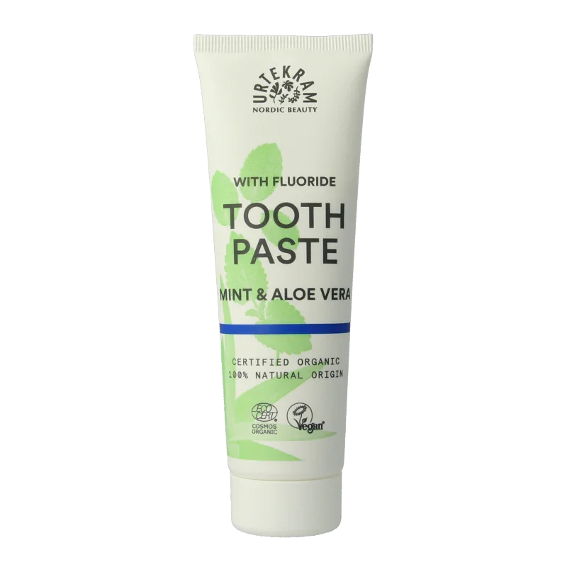 Urtekram Tandpasta mint fluoride 75 Milliliter