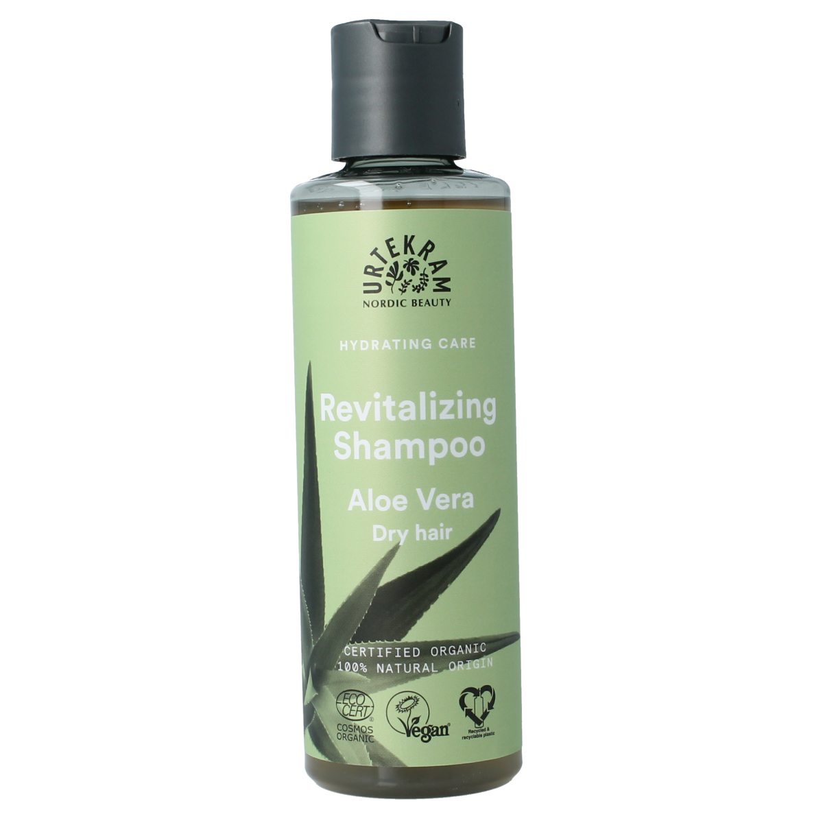 Urtekram Shampoo aloe vera droog haar 250.00 Milliliter