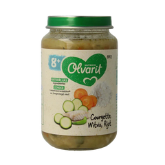 Olvarit Courgette witvis rijst 8M13 200 Gram