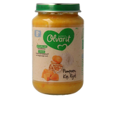 Olvarit Pompoen kip rijst 8M14 200.00 Gram