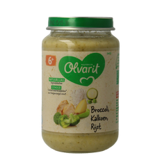 Olvarit Broccoli kalkoen rijst 6M00 200.00 Gram