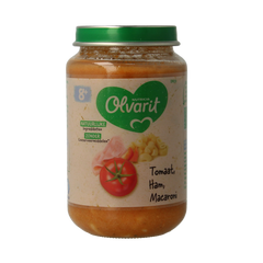 Olvarit Tomaat ham macaroni 8M09 200.00 Gram