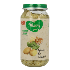 Olvarit Spinazie kip aardappel 12M07 250.00 Gram