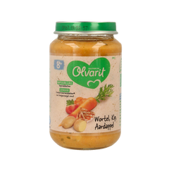 Olvarit Wortel kip aardappel 8M01 200 Gram