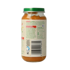 Olvarit Pompoen kip pasta 12M06 250 Gram