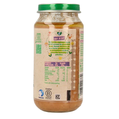 Olvarit Bruine bonen, appel, rundvlees en aardappel 15M06 250 Gram