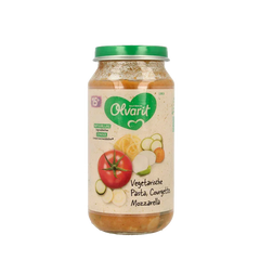 Olvarit Vegetarische pasta courgette mozzarella 15M09 250 Gram