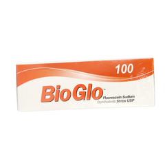 Bausch & Lomb Bio glo fluorescine strips 100 Stuks