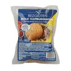Bezgluten Hamburgerbroodjes glutenvrij 200 Gram