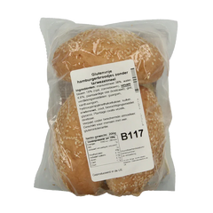 Bezgluten Hamburgerbroodjes glutenvrij 200 Gram
