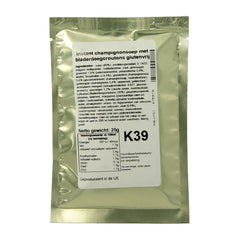 Bezgluten Champignonsoep glutenvrij 25 Gram