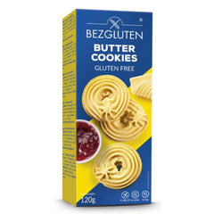 Bezgluten Butter cookies glutenvrij 120.00 Gram