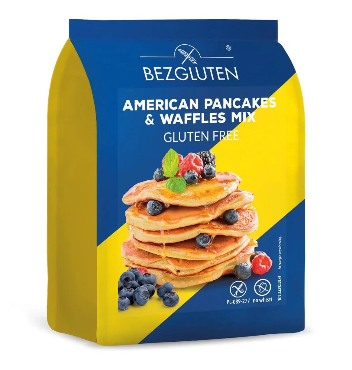 Bezgluten American pancakes & waffles mix glutenvrij 300 Gram