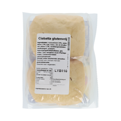 Bezgluten Ciabatta glutenvrij 170.00 Gram