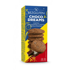 Bezgluten Chocolade koekjes zonder toegev suiker glutenvrij 110 Gram