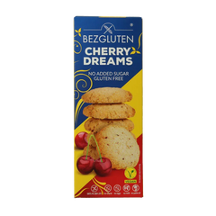 Bezgluten Koekjes kers zonder toegevoegde suiker glutenvrij 110 Gram