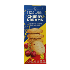 Bezgluten Koekjes kers zonder toegevoegde suiker glutenvrij 110 Gram