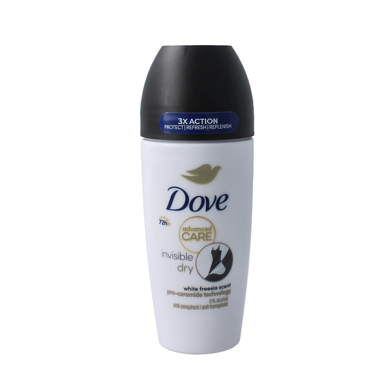 Dove Deodorant roller invisible dry 50 Milliliter