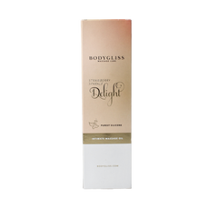 Bodygliss Silky soft massageolie champagne strawberry 150 Milliliter