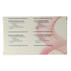 The Tester Bloedgroep test 1 Stuks