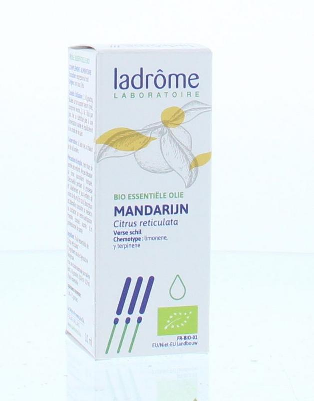 Ladrome Mandarijn olie bio 10 Milliliter