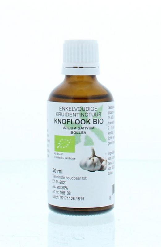Cruydhof Allium sativum bulb/knoflook tinctuur bio 50.00 Milliliter