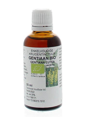 Cruydhof Gentiana lutea radix / gentiaan tinctuur bio 50 Milliliter