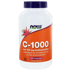 NOW Vitamine C 1000mg bioflavonoiden 250.00 Vegetarische capsules