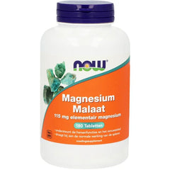 NOW Magnesium malaat 113mg 180 Tabletten
