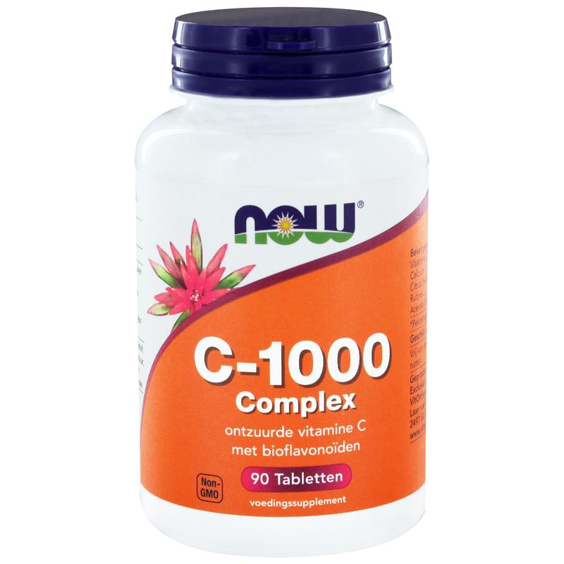 NOW Vitamine C 1000 mg complex 90 Tabletten