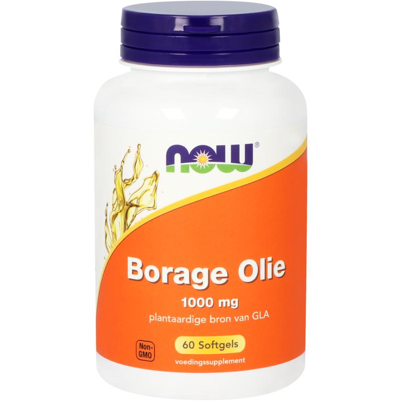 NOW Borage olie 1000mg 60.00 Softgels