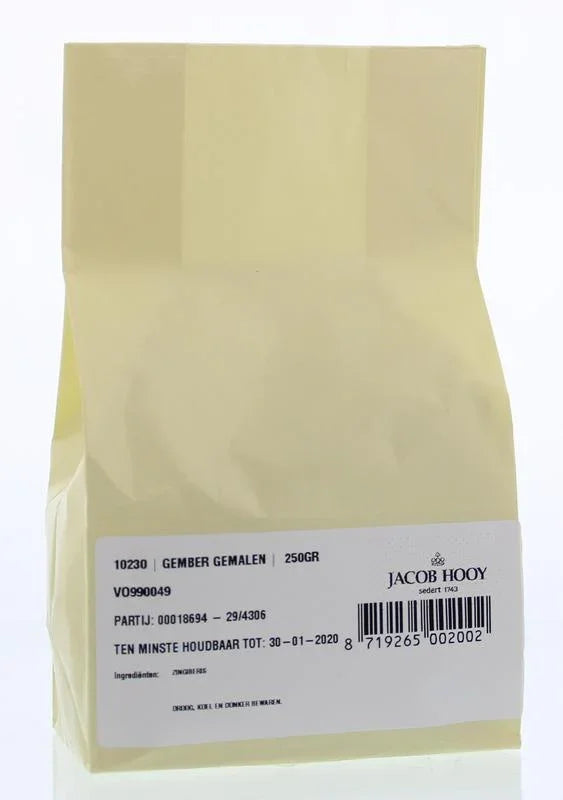 Jacob Hooy Gember gemalen 250 Gram