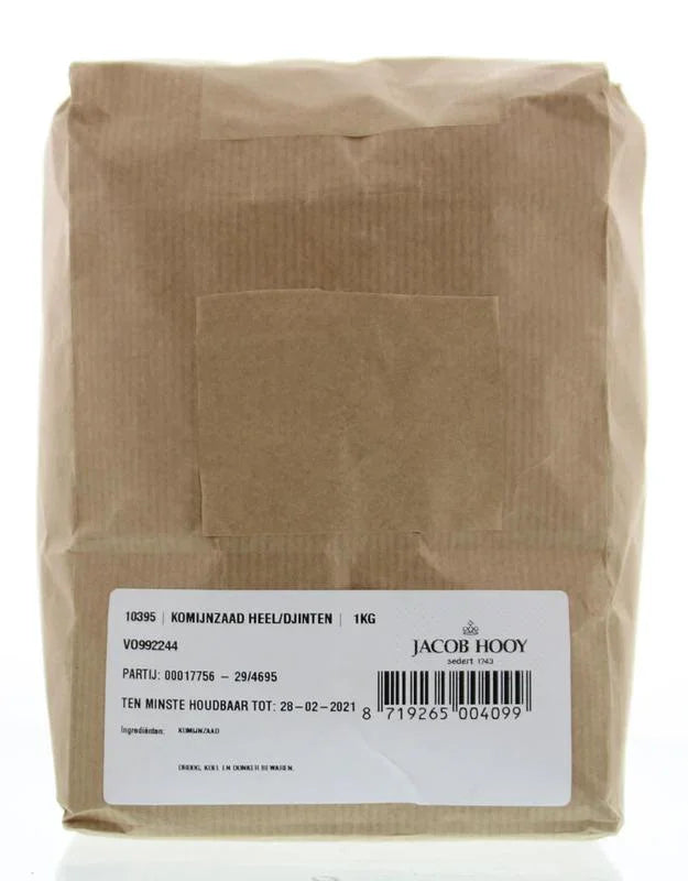 Jacob Hooy Komijnzaad heel/djinten 1 Kilogram