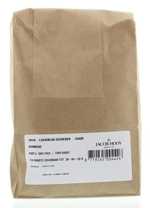 Jacob Hooy Lavasblad gesneden 250 Gram