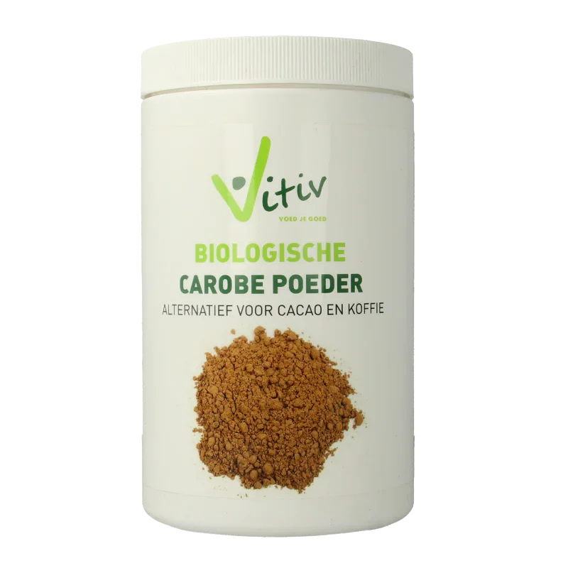 Vitiv Carobe poeder bio 500 Gram