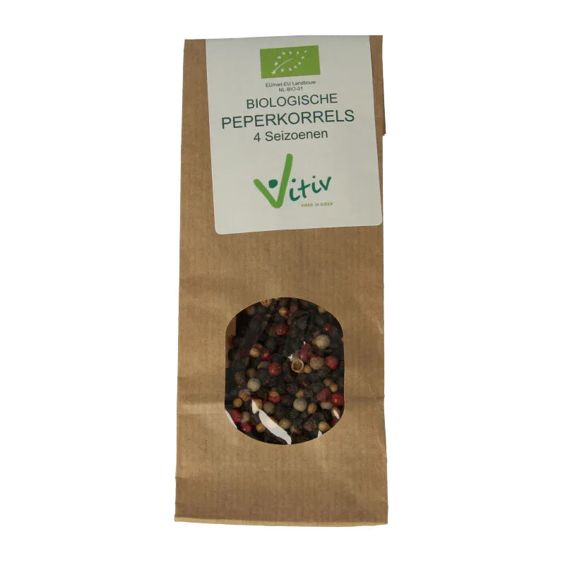Vitiv Peperkorrels 4 seizoenen bio 40 Gram