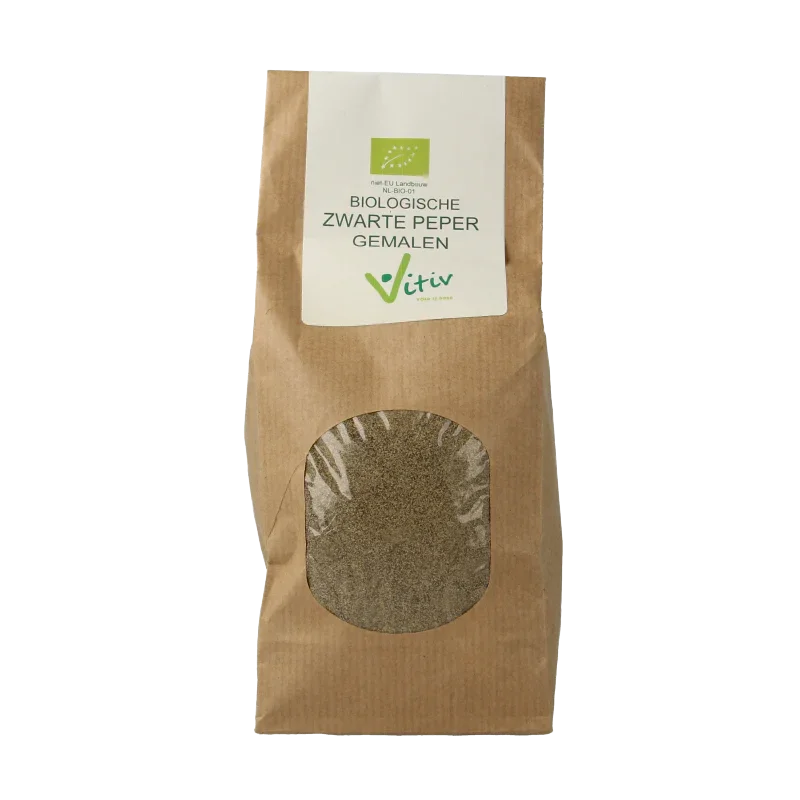 Vitiv Peper gemalen zwart bio 250 Gram
