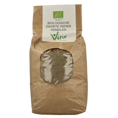 Vitiv Peper gemalen zwart bio 1 Kilogram