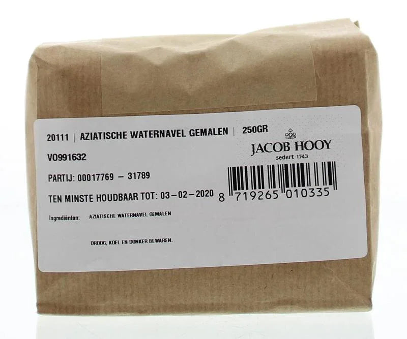 Jacob Hooy Aziatische waternavel gemalen 250 Gram