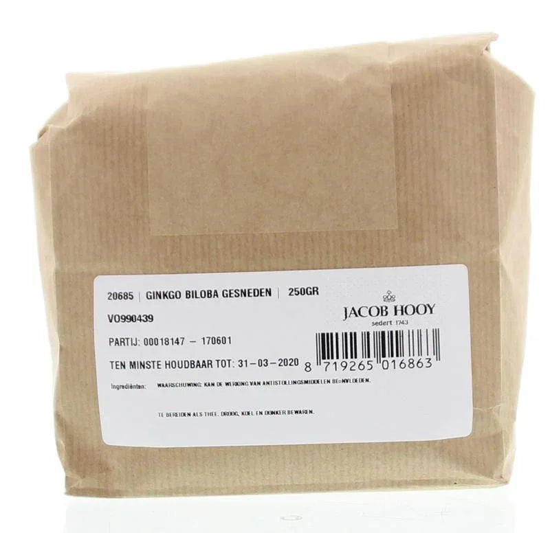 Jacob Hooy Ginkgo biloba gesneden 250 Gram